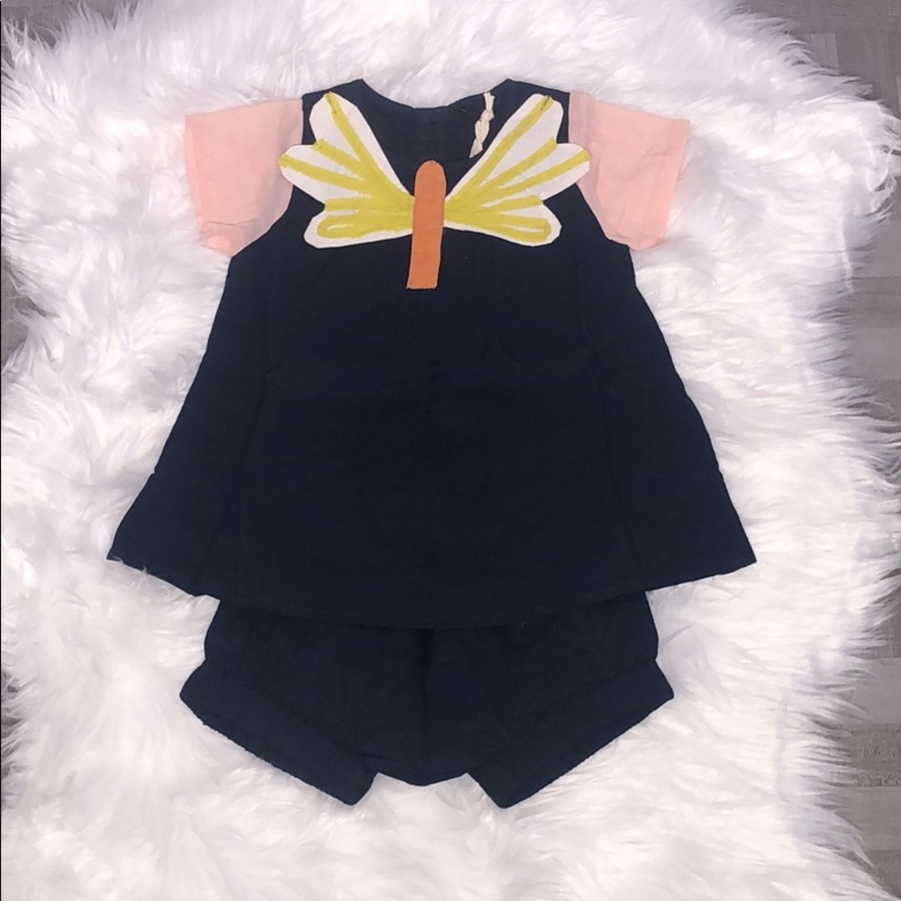 Hallmark Baby NWT Size 3-6 Months Butterfly Dress w/ Bloomers